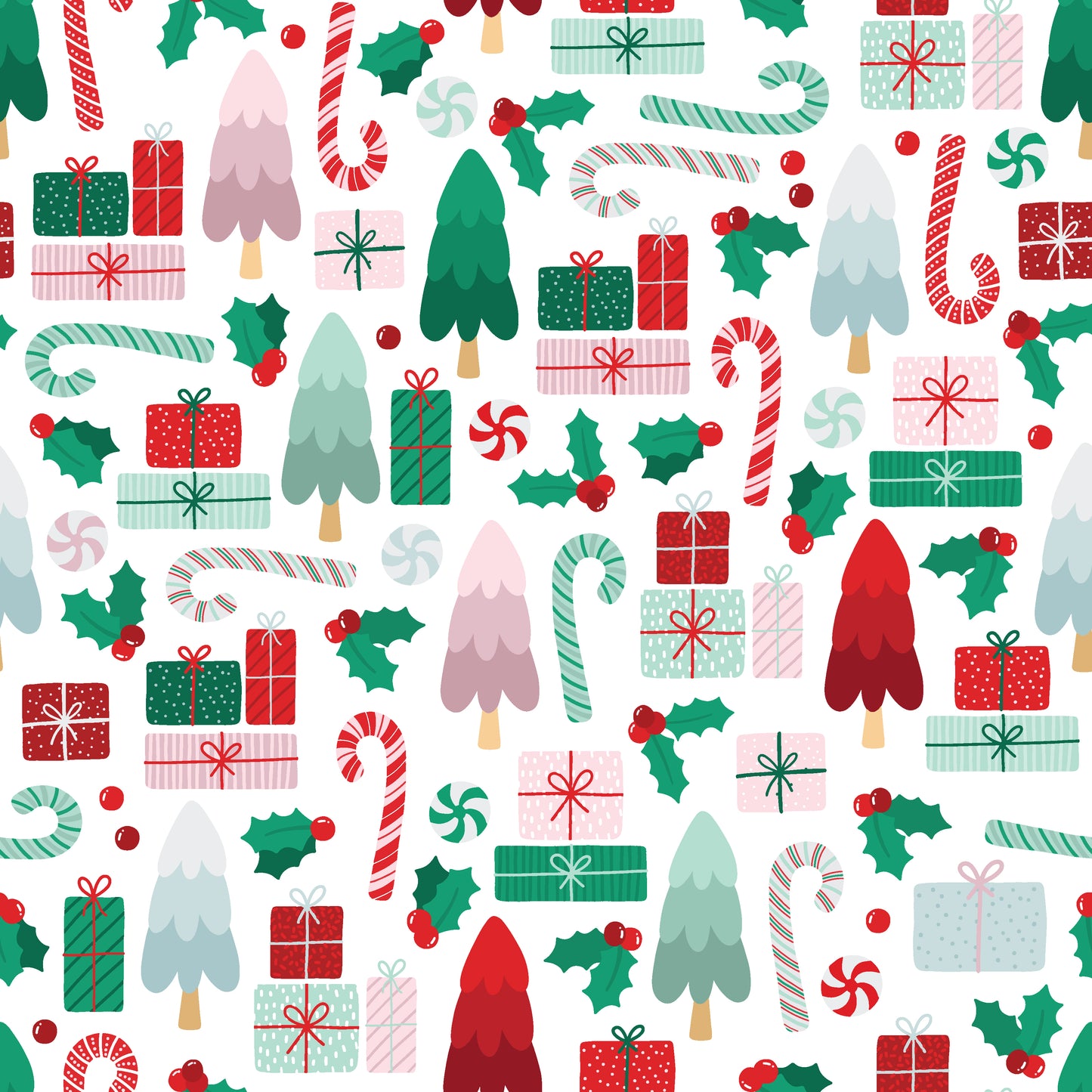 Christmas Celebration 12x12 Patterned Vinyl Sheet