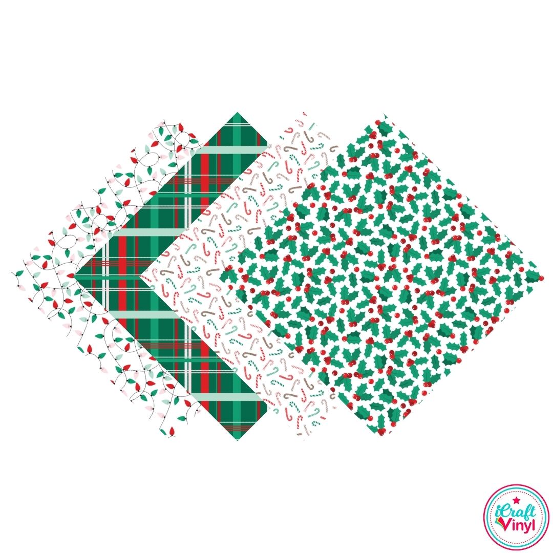 Christmas Time Things Patterned Vinyl Pack
