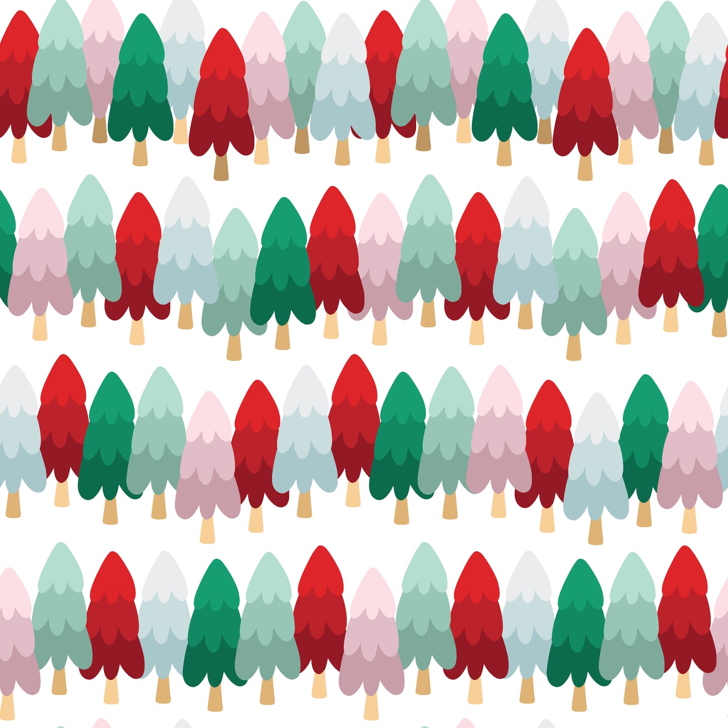 Christmas Tree Lot 12x12 Patterned Vinyl Sheet