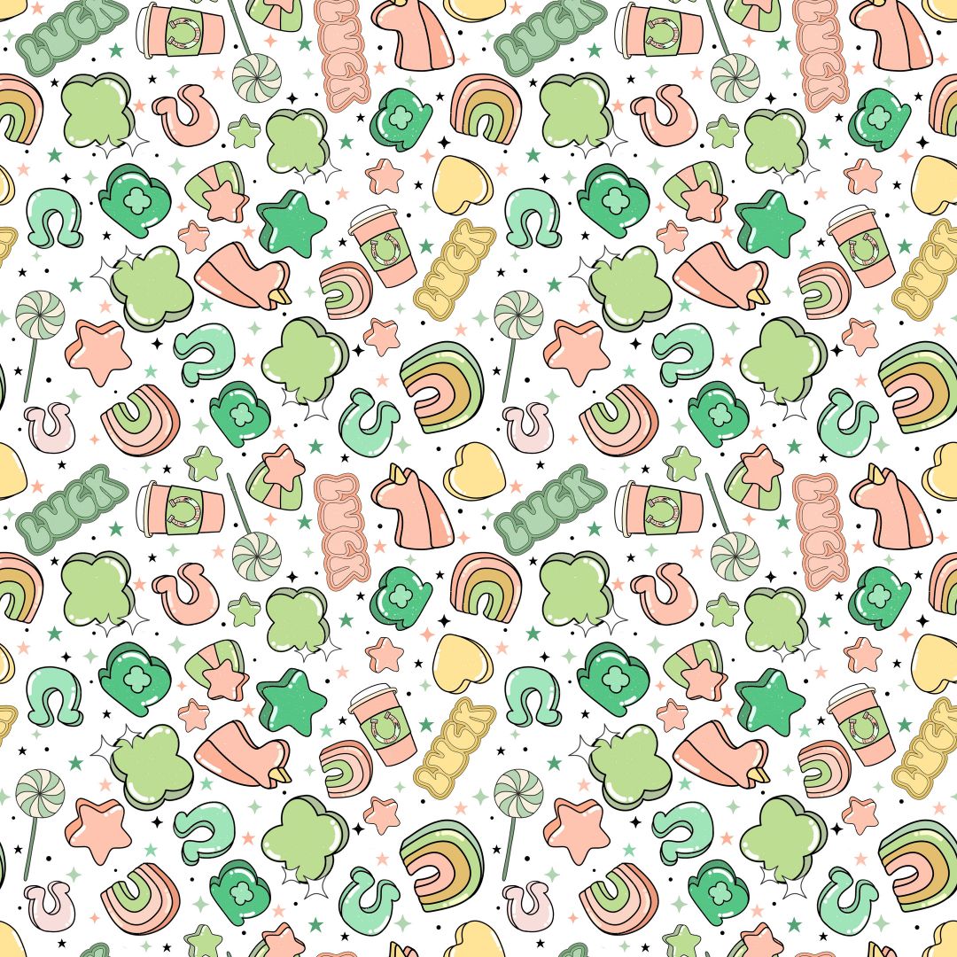 Chunky Lucky Charms 12x12 Patterned Vinyl Sheet