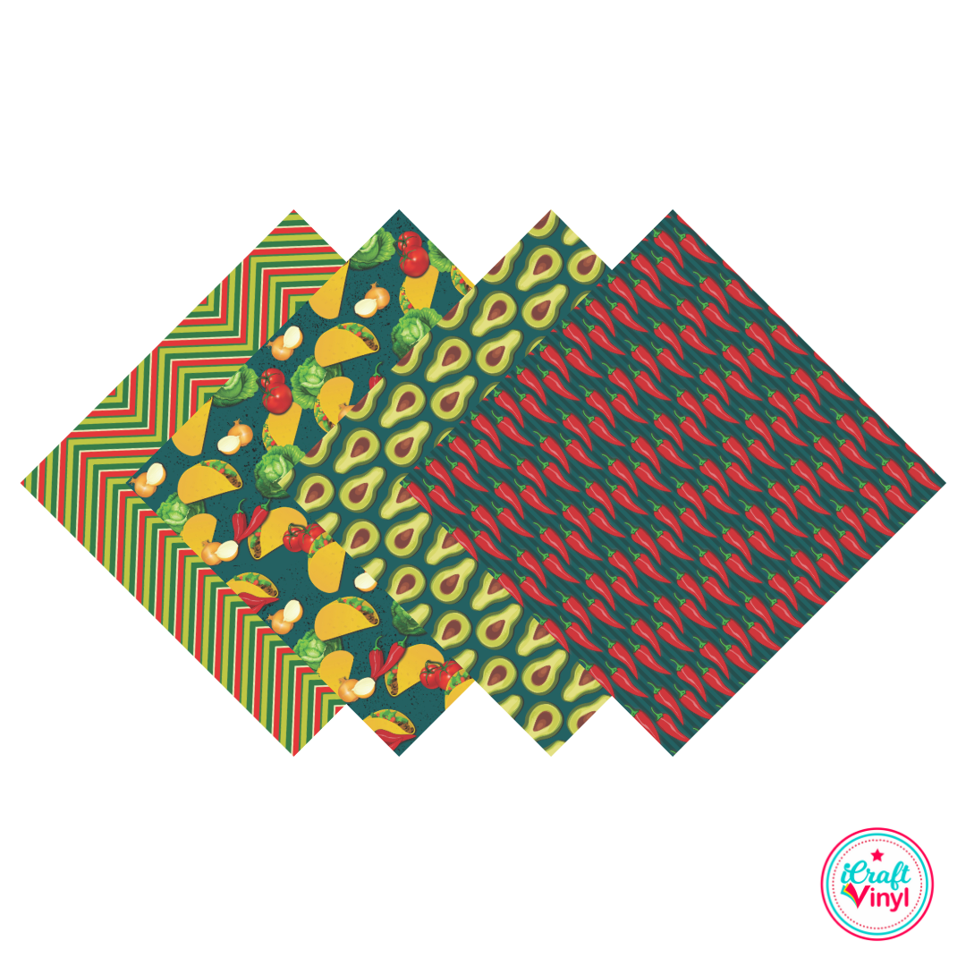 Cinco de Mayo Patterned HTV Pack