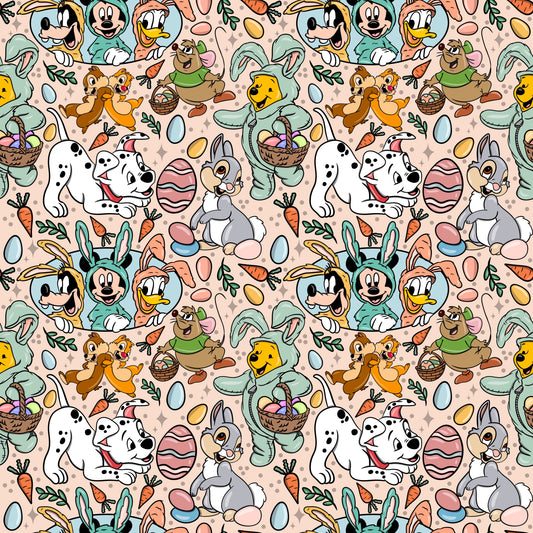Easter Disney Mashup 12x12 Patterned Vinyl Sheet