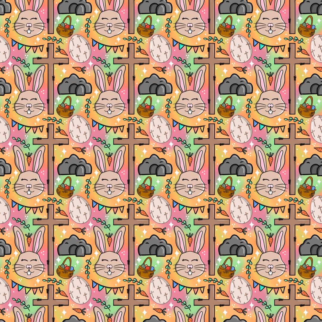 Easter Faith 12x12 Patterned Vinyl Sheet
