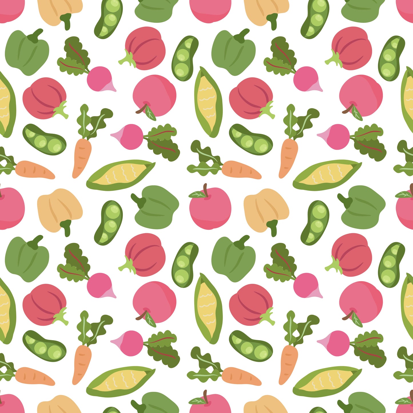 Eat Your Veggies 12x12 Patterned Vinyl Sheet