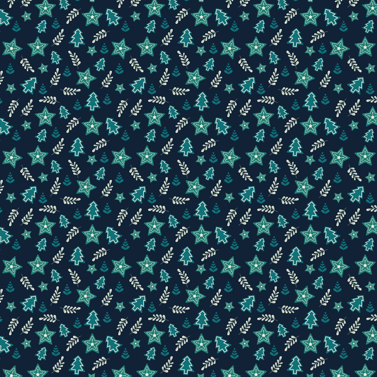 Evergreen Christmas 12x12 Patterned Vinyl Sheet