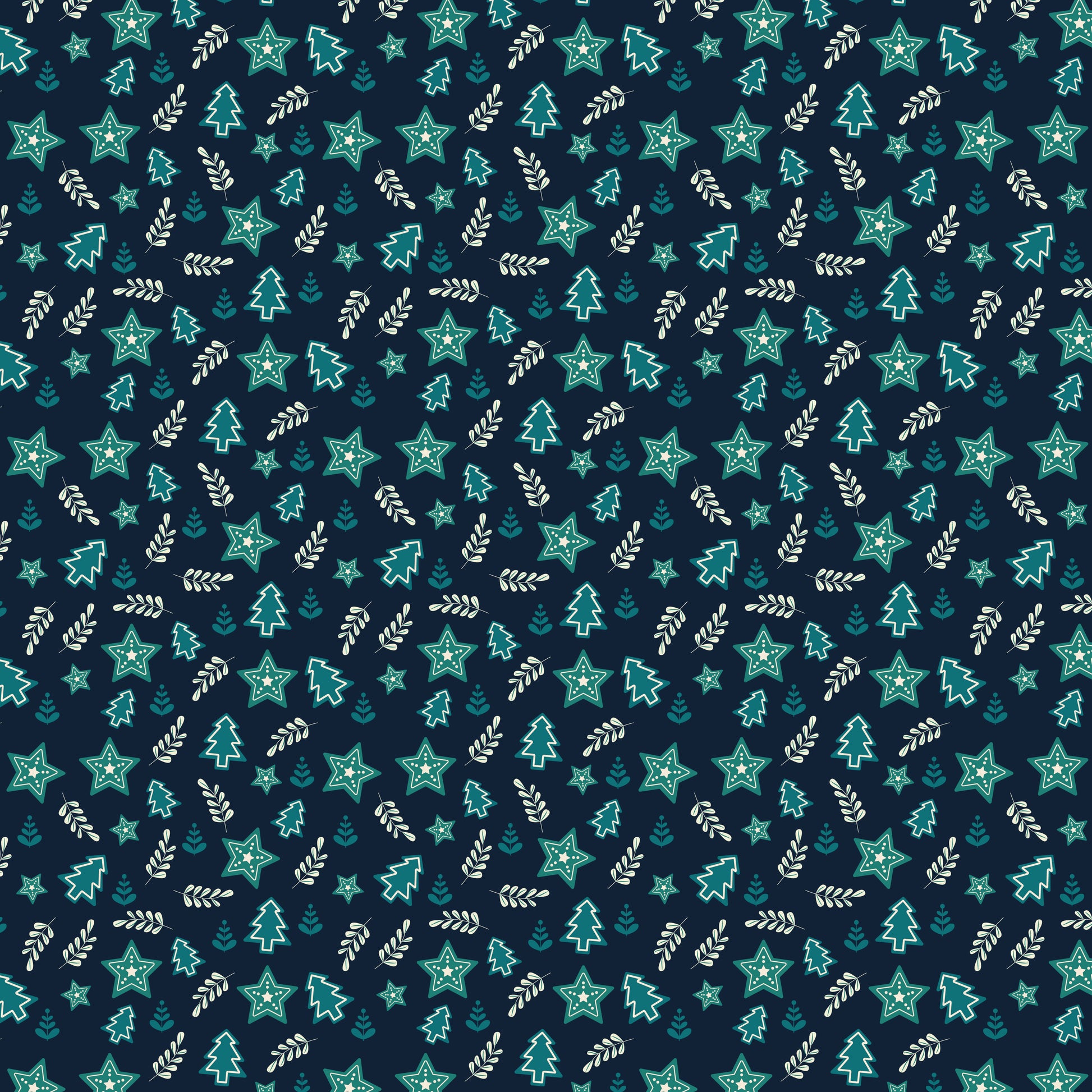 Evergreen Christmas 12x12 Patterned Vinyl Sheet