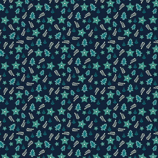 Evergreen Christmas 12x12 Patterned Vinyl Sheet