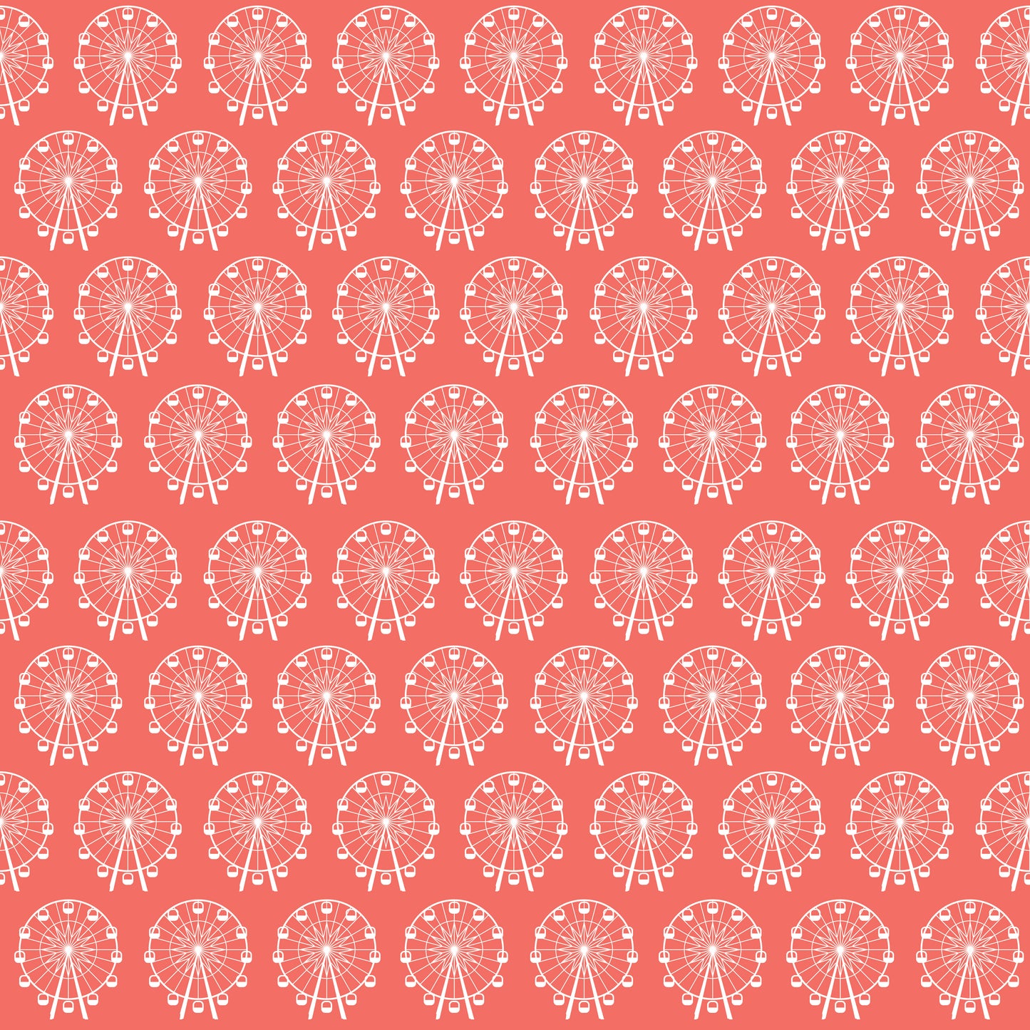 Ferris Wheels 12x12 Patterned Vinyl Sheet