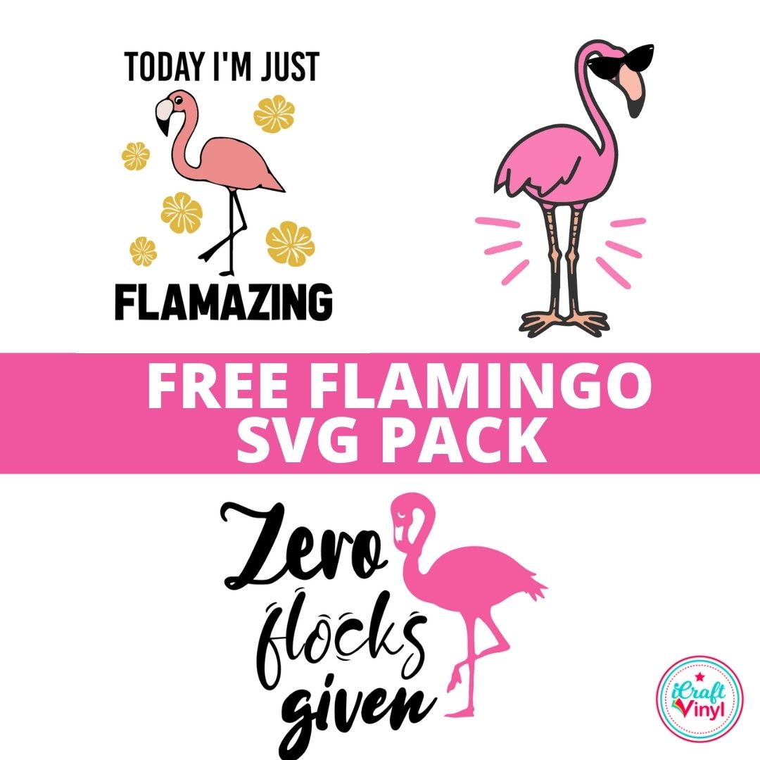 Free Flamingo SVG Bundle