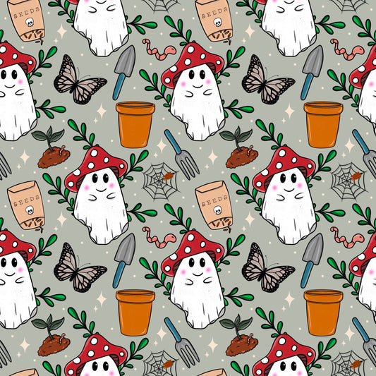Garden Ghosts 12x12 Patterned Vinyl Sheet
