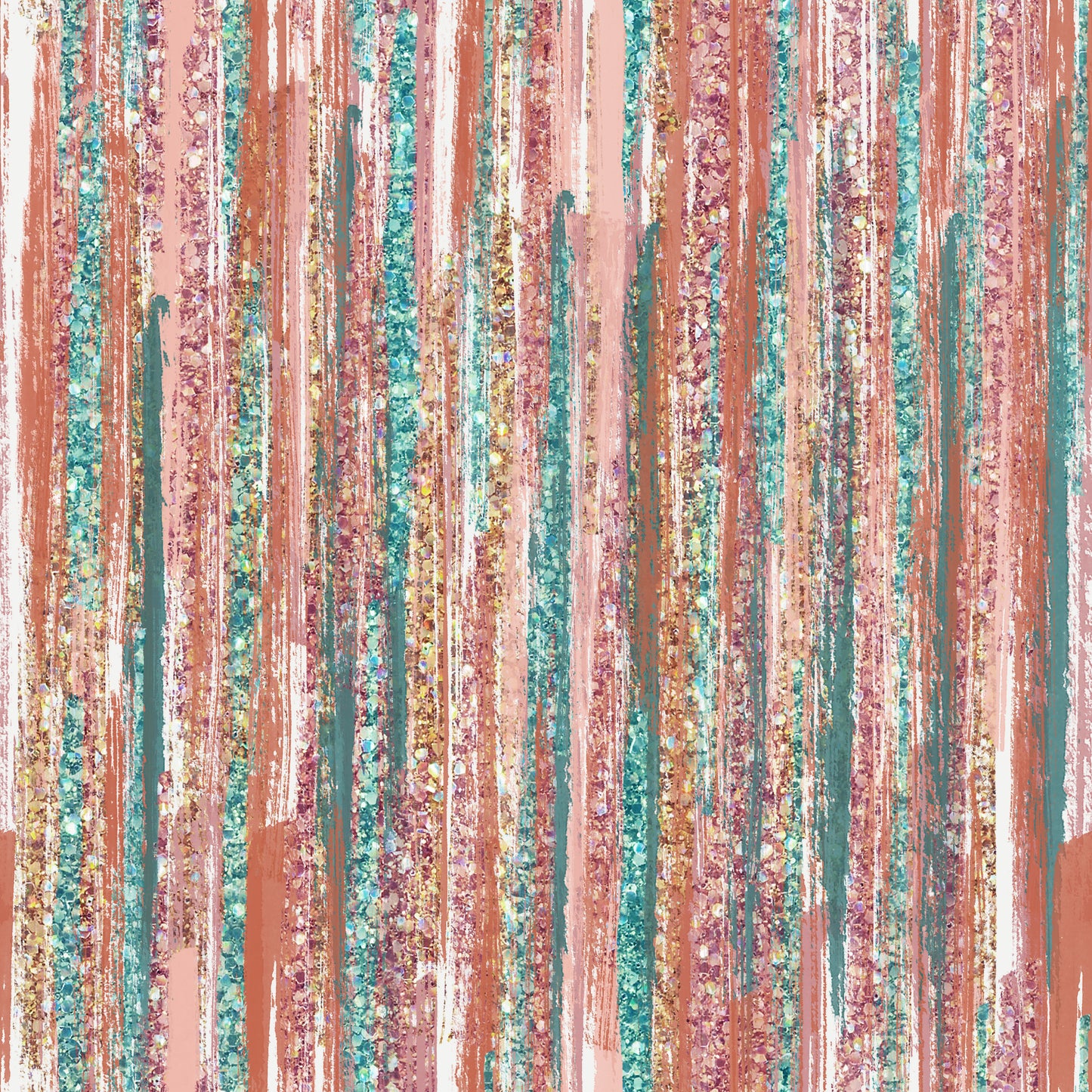 Boho Glitter Stripes 12x12 Patterned Vinyl Sheet