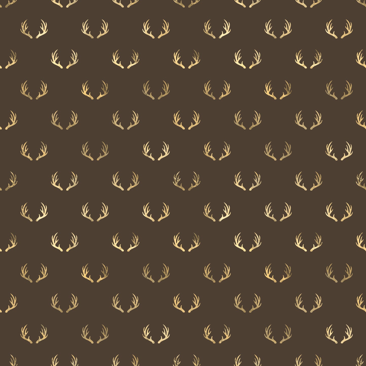 Golden Antlers 12x12 Patterned Vinyl Sheet