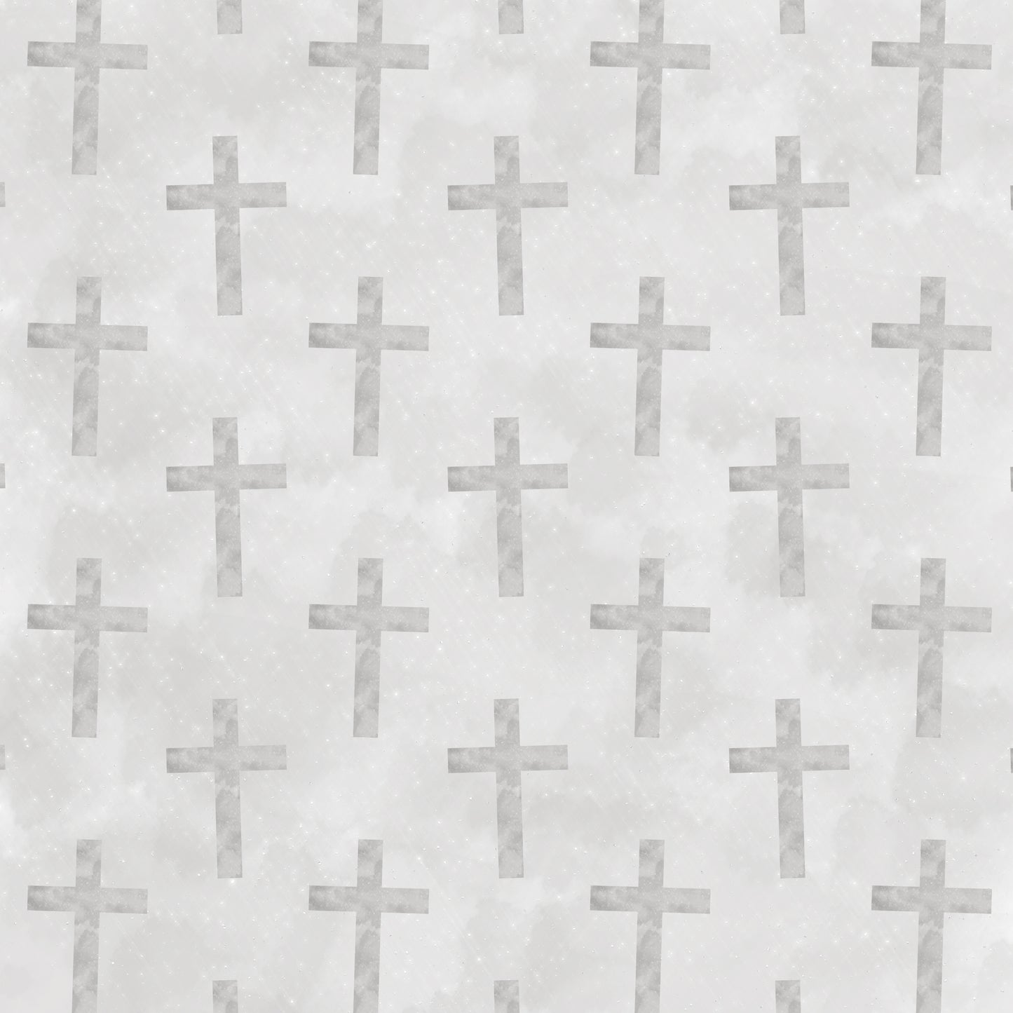 Gray Watercolor Crosses 12x12 Patterned Vinyl Sheet