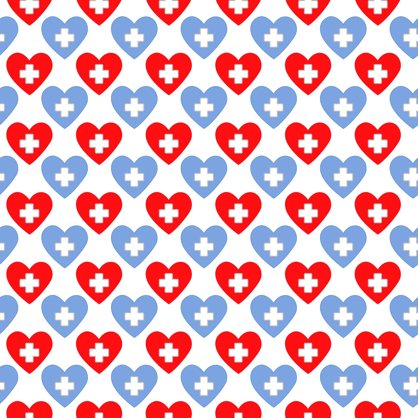 Health Care Love 12x12 Patterned Vinyl Sheet