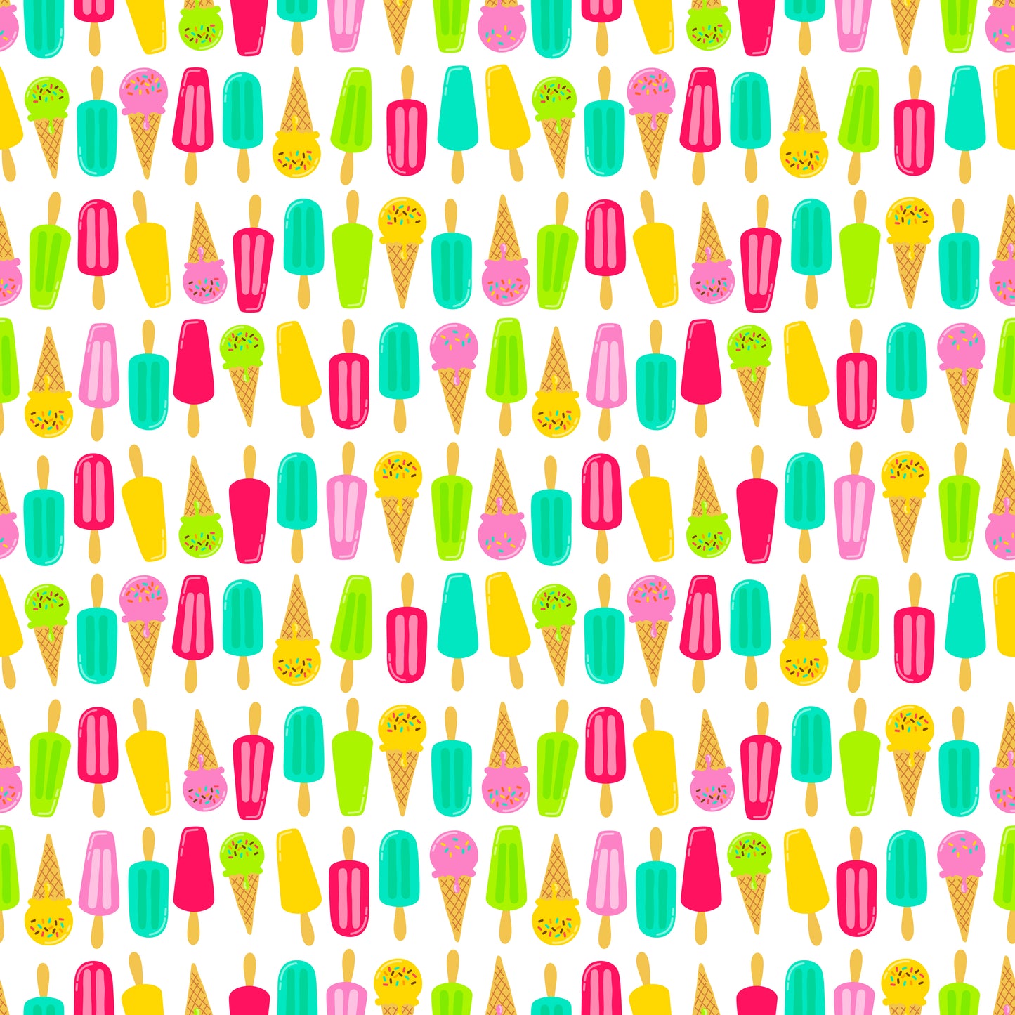 Ice Cream Dreams 12x12 Patterned Vinyl Sheet