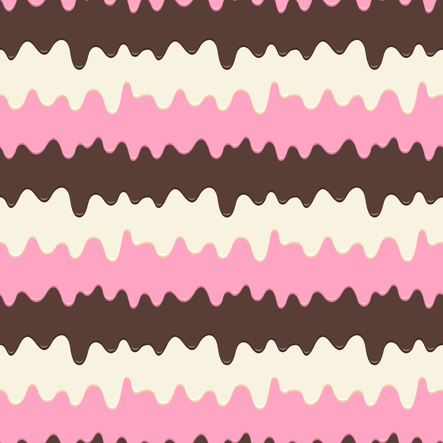 Ice Cream Drips 12x12 Patterned Vinyl Sheet