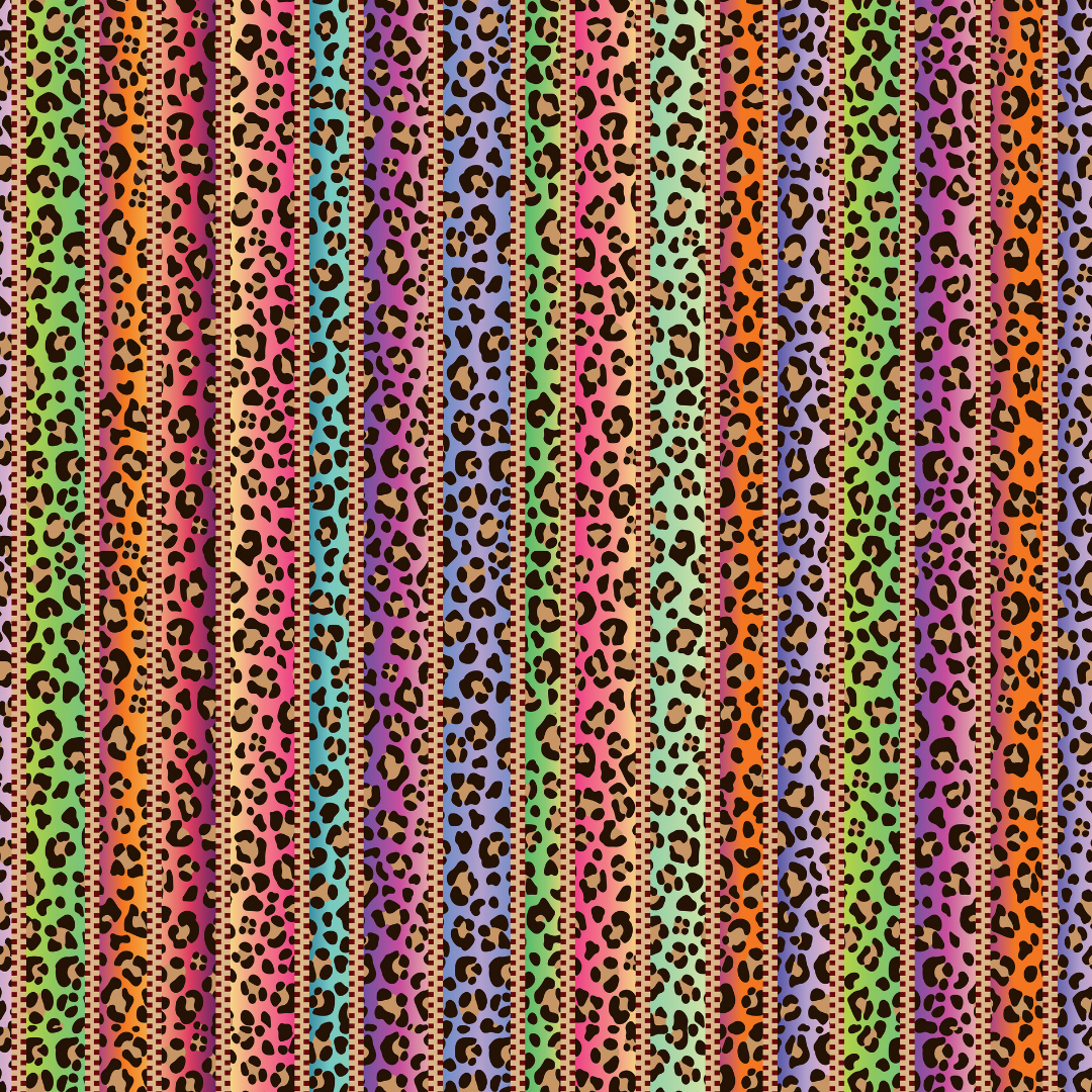 Leopard Serape V.2 Patterned Vinyl Sheet