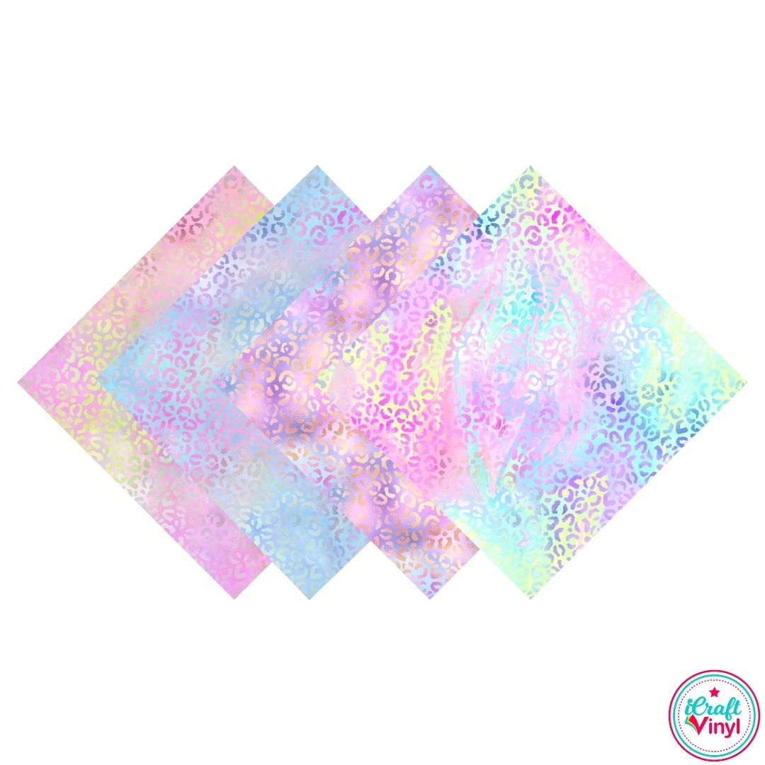 Colorful Pastel Leopard Print Patterned Pack