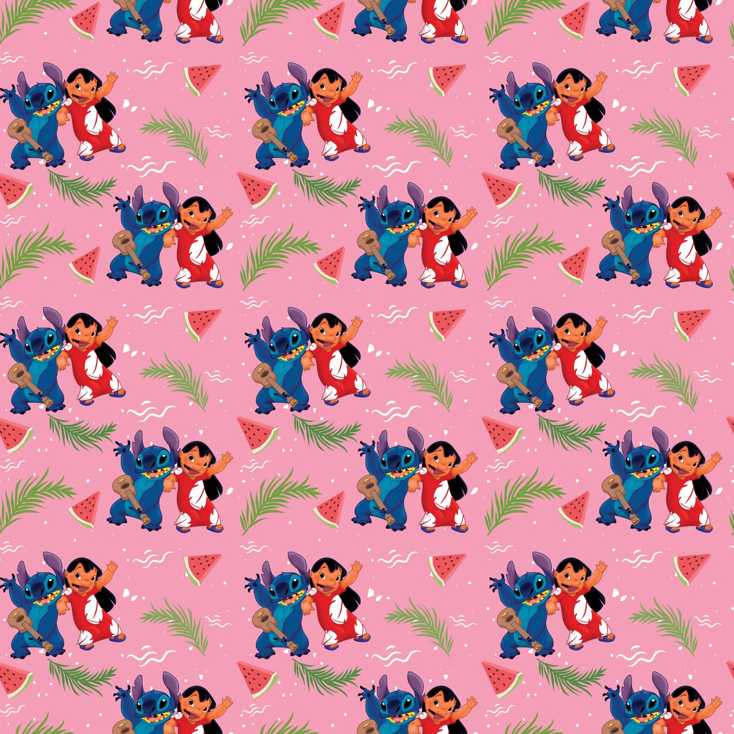 Lilo & Stitch Watermelon 12x12 Patterned Vinyl Sheet