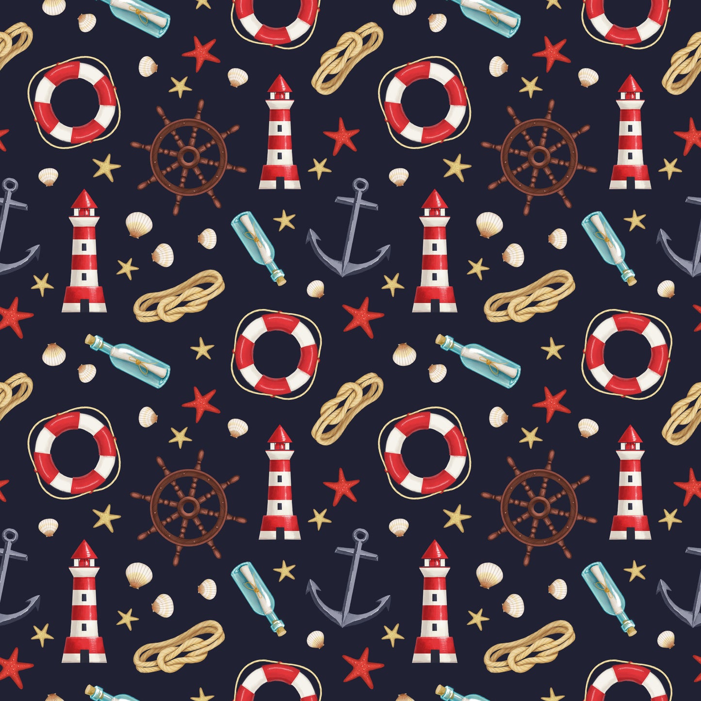 Nautical Elements 12x12 Patterned Vinyl Sheet