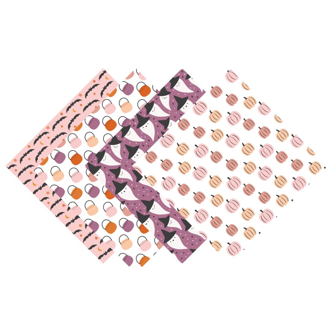 Not So Spooky Halloween Patterned Vinyl Pack