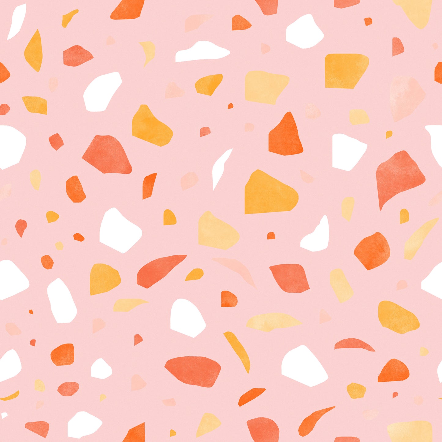 Pale Pink Terrazzo 12x12 Patterned Vinyl Sheet