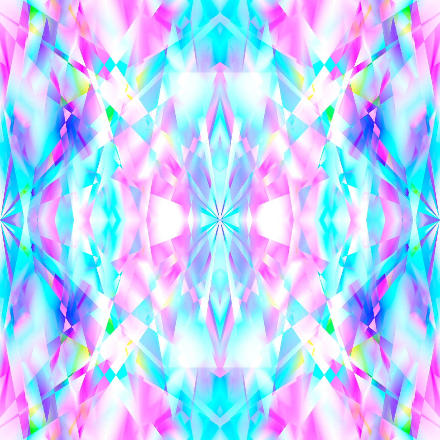 Pink & Blue Kaleidoscope 12x12 Patterned Vinyl Sheet