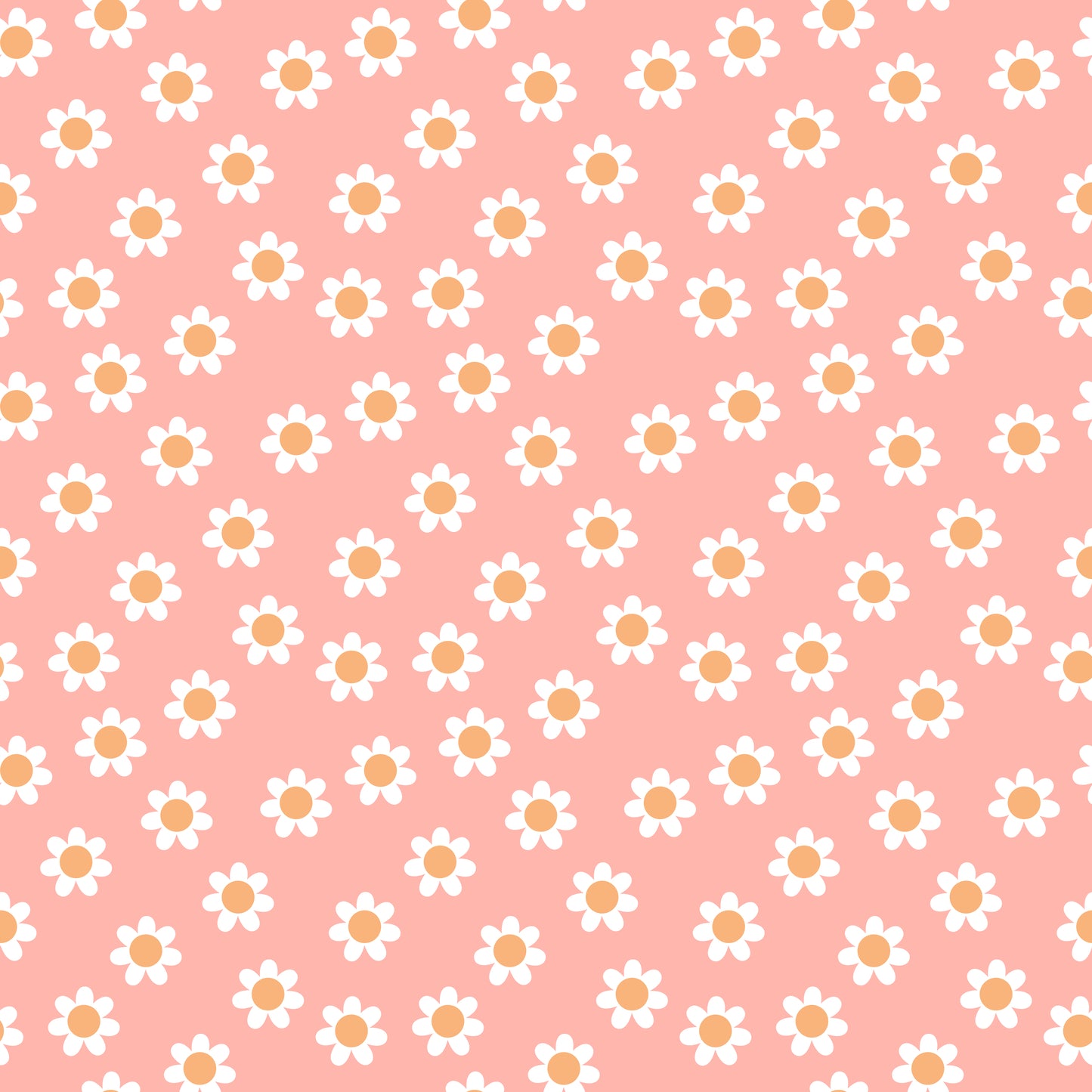 Pink Daisies 12x12 Patterned Vinyl Sheet