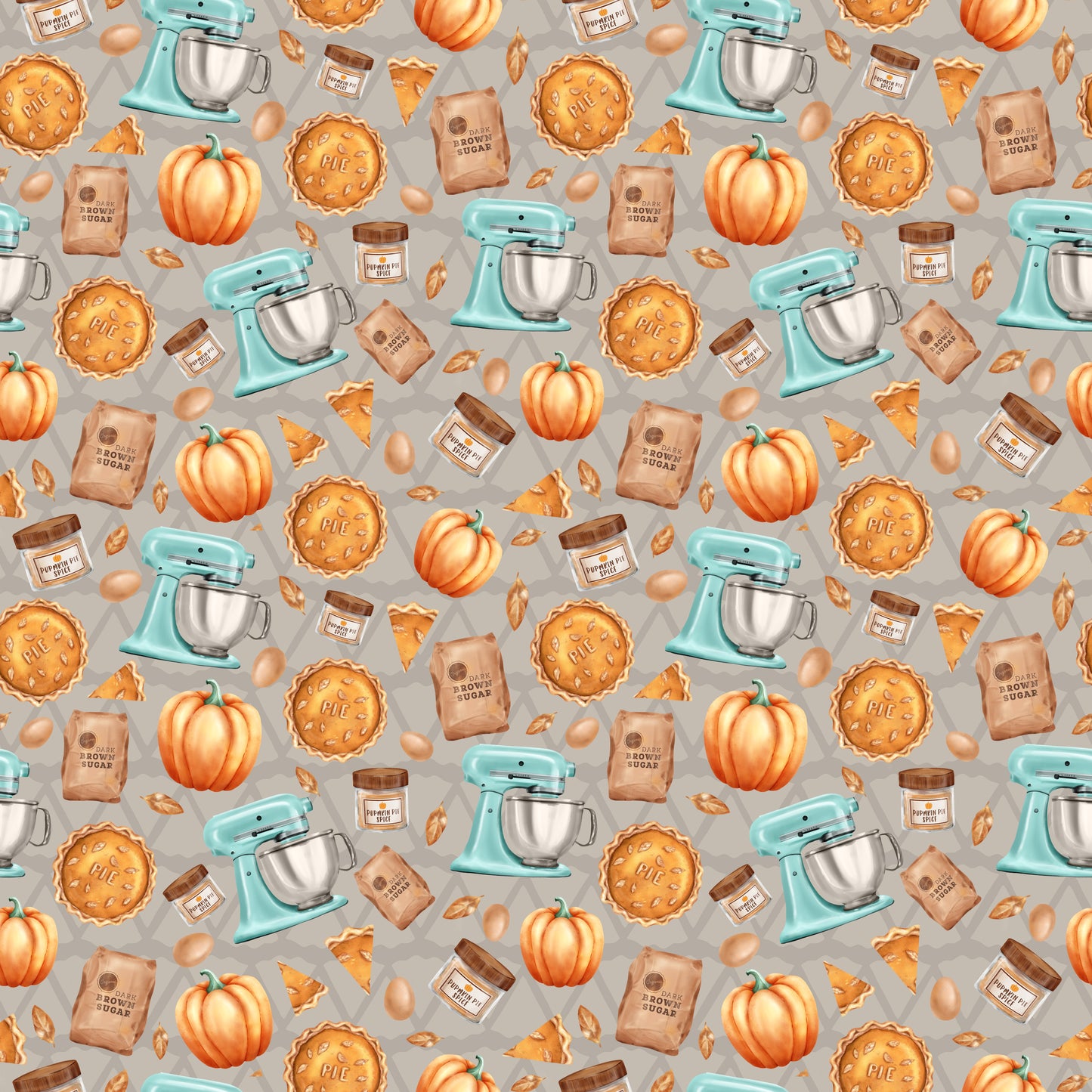 Pumpkin Baking 12x12 Patterned Vinyl Sheet
