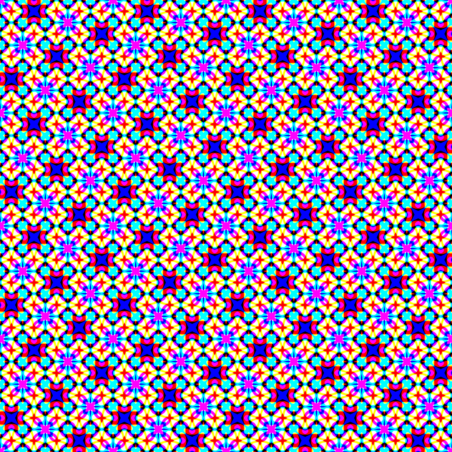 Purple & Red Neon Kaleidoscope 12x12 Patterned Vinyl Sheet