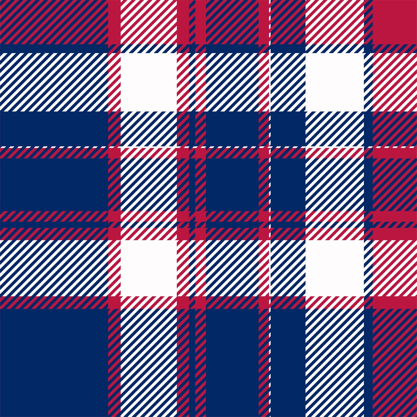 Red & Blue Plaid 12x12 Patterned Vinyl Sheet