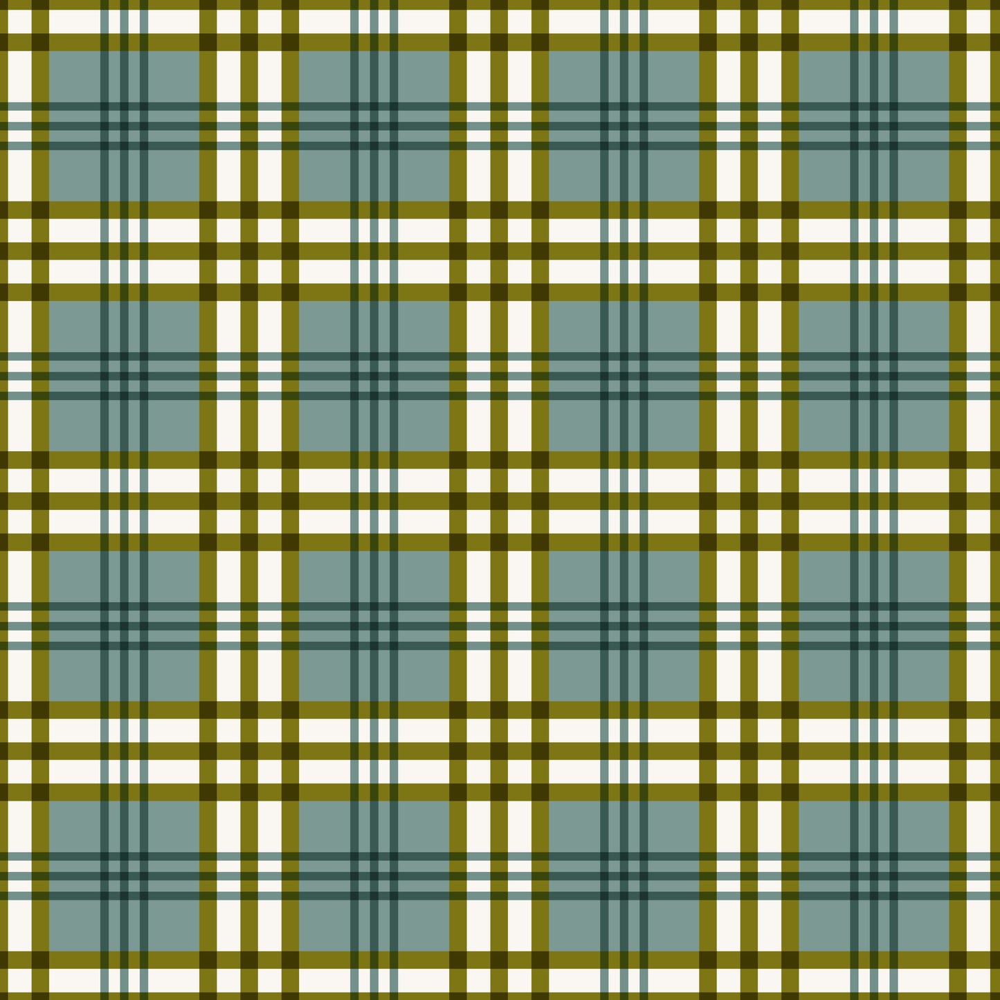 Rustic Green Plaid 12x12 Patterned Vinyl Sheet