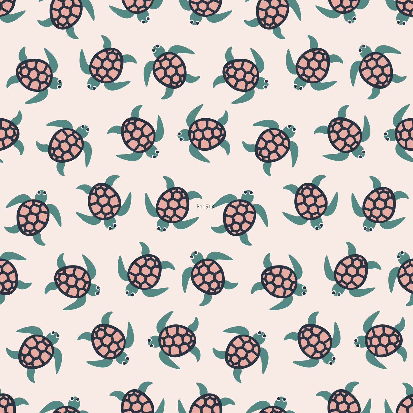 Sea Turtles 12x12 Patterned Vinyl Sheet