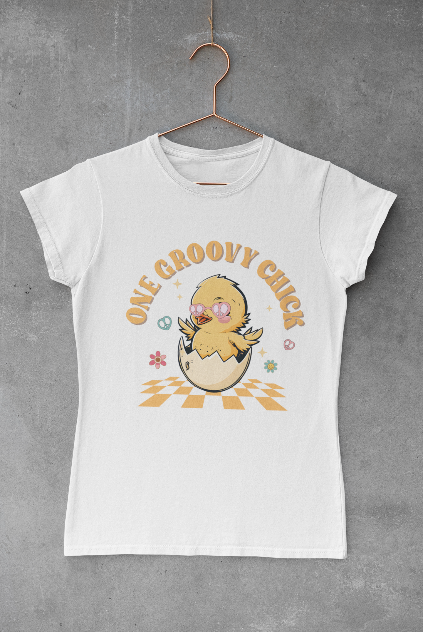 Easter One Groovy Chick Transfer