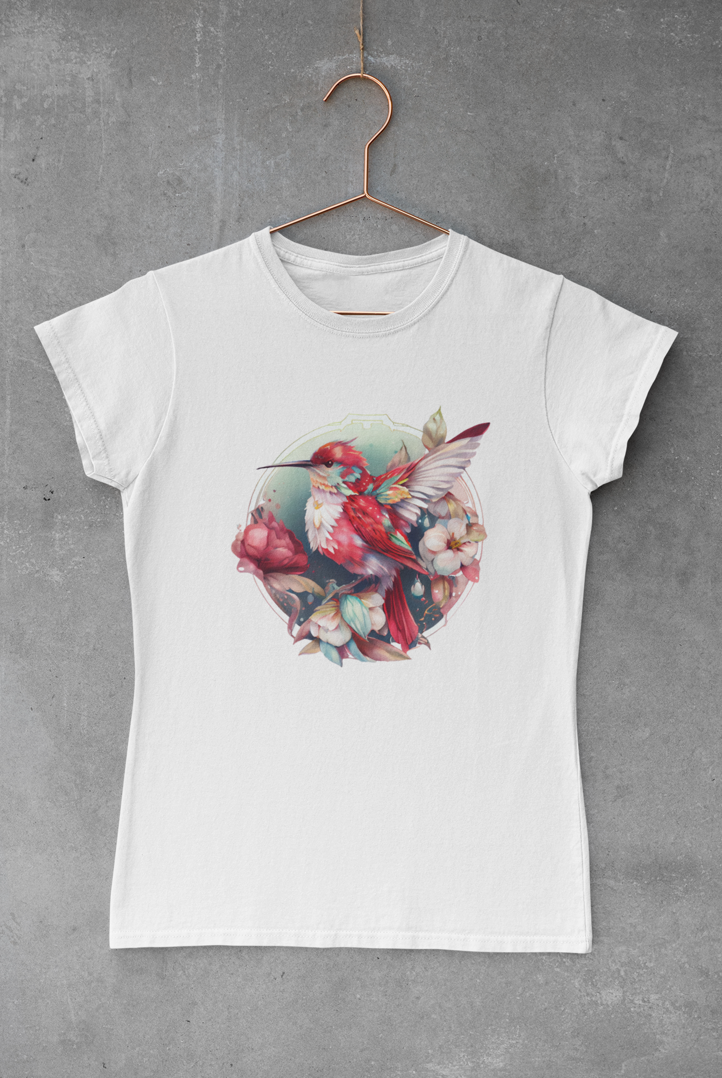 Red Hummingbird Transfer