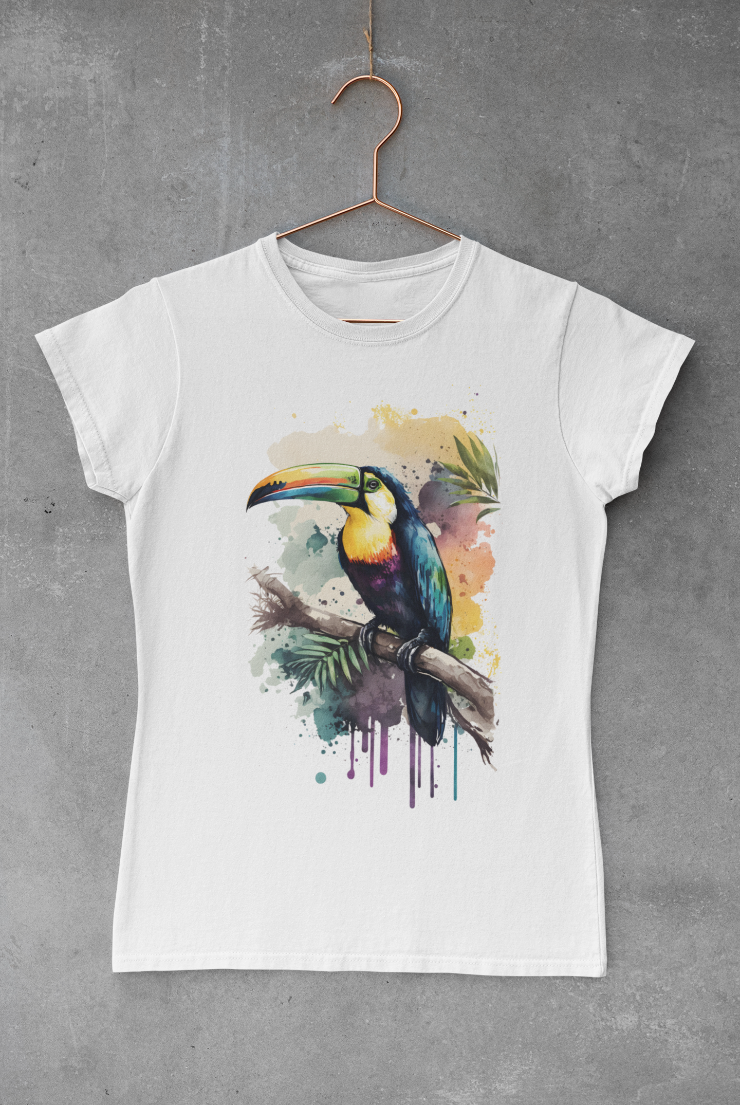 Toucan Watercolor Transfer
