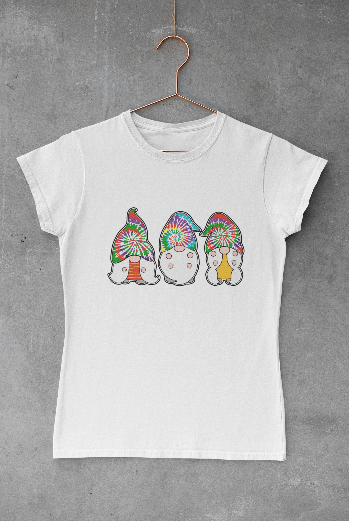 Tie-Dye Gnomes Transfer