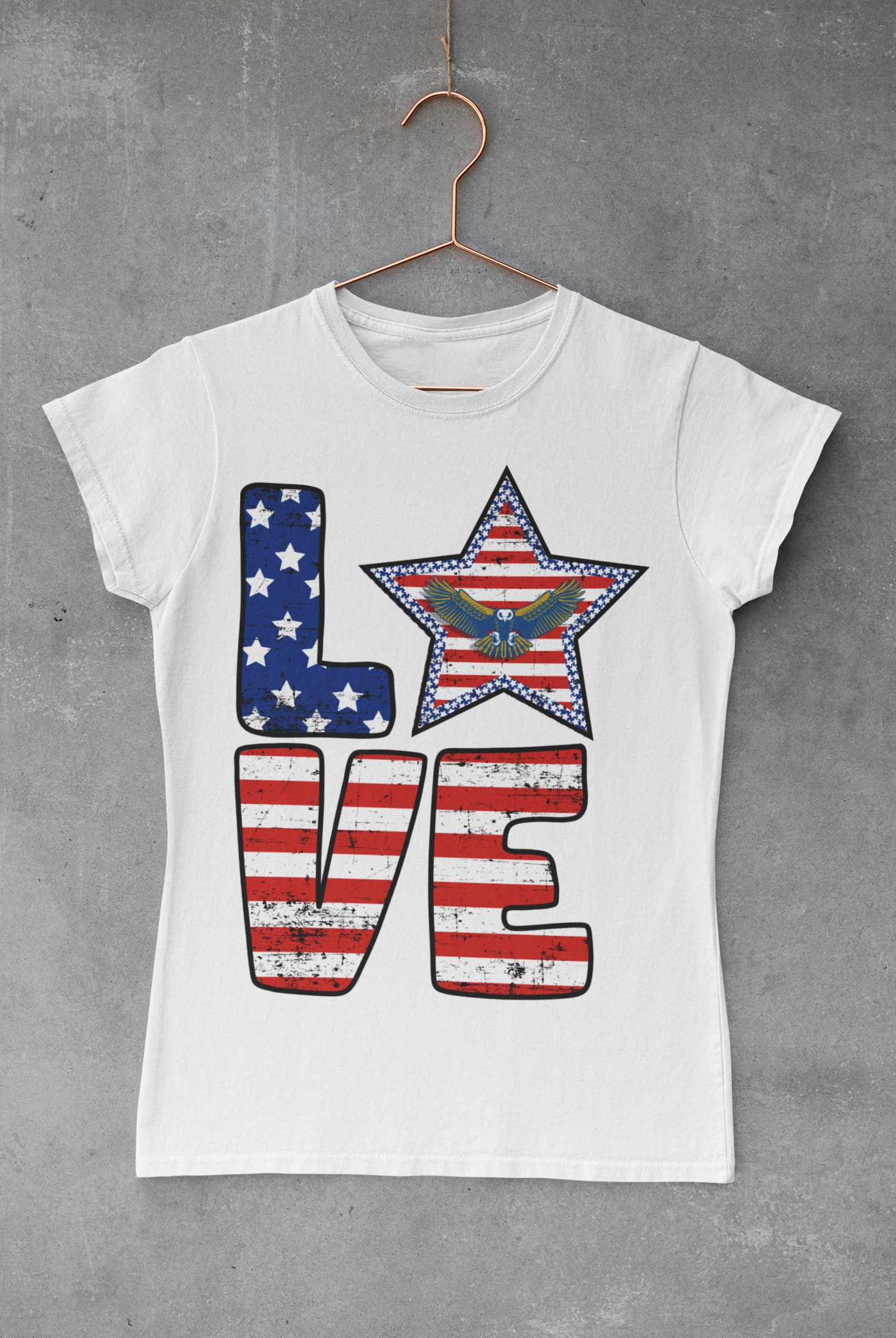 American Eagle Love Sublimation Transfer