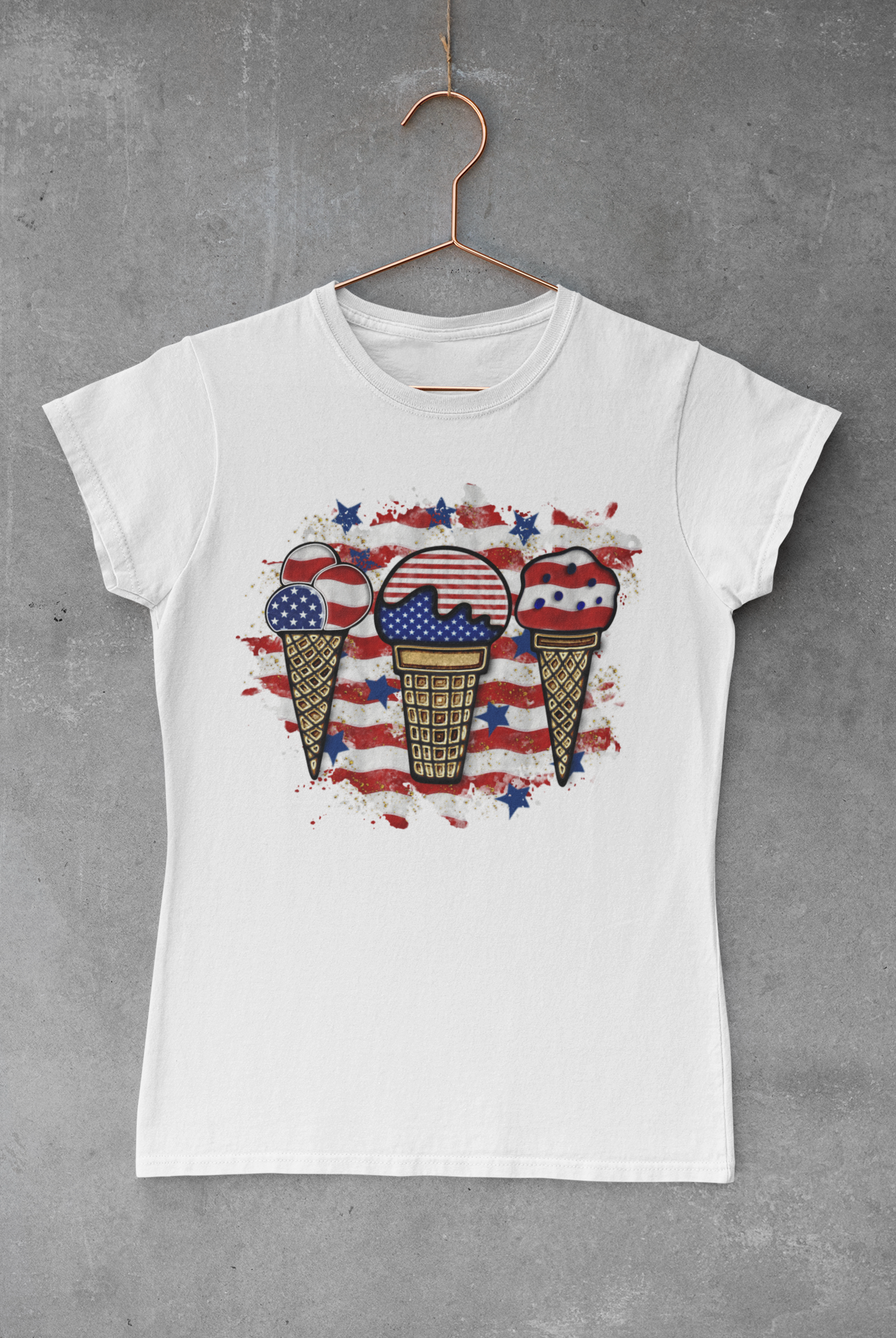 Patriotic Ice Cream Transfer