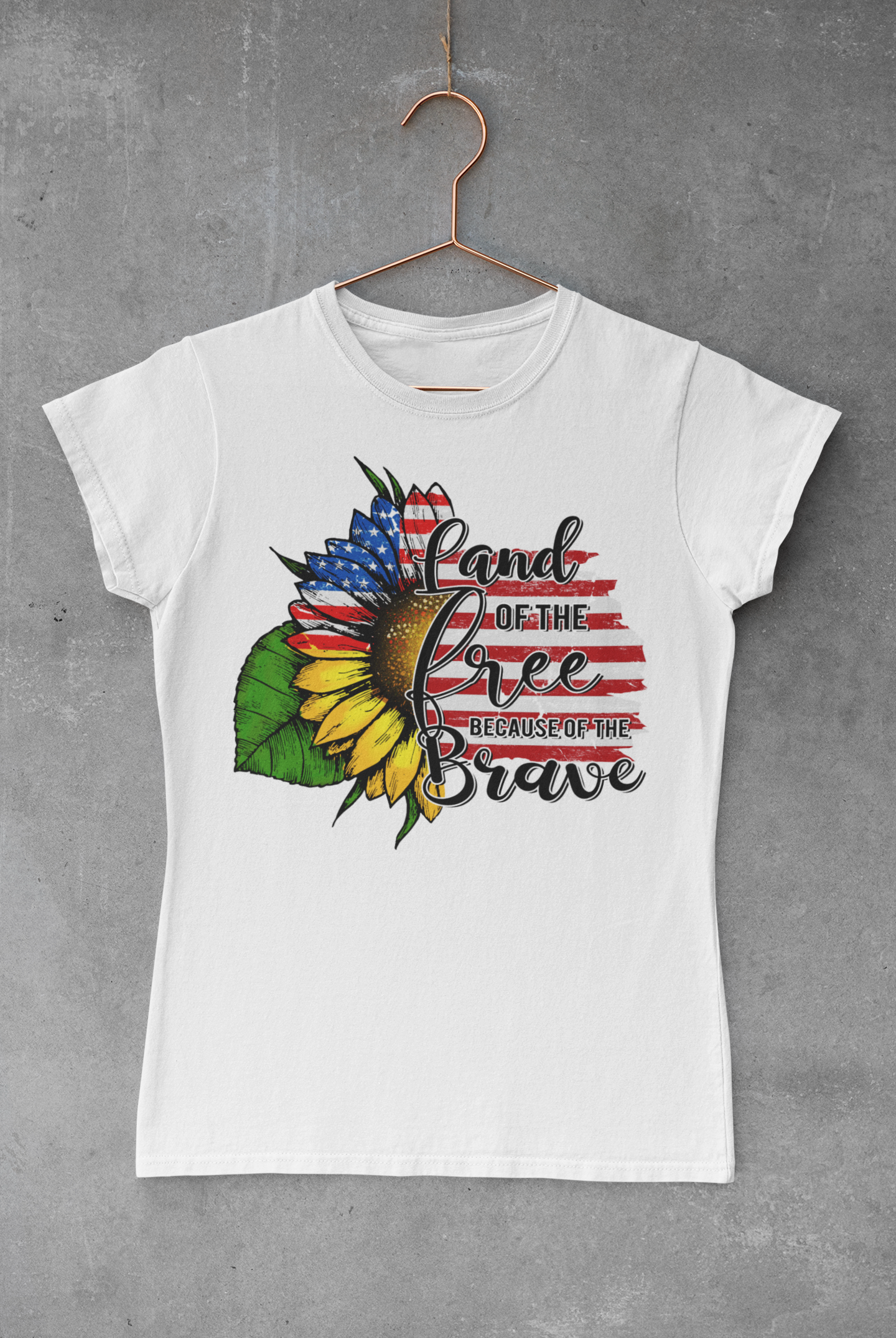 Land of the Free Sunflower Transfer