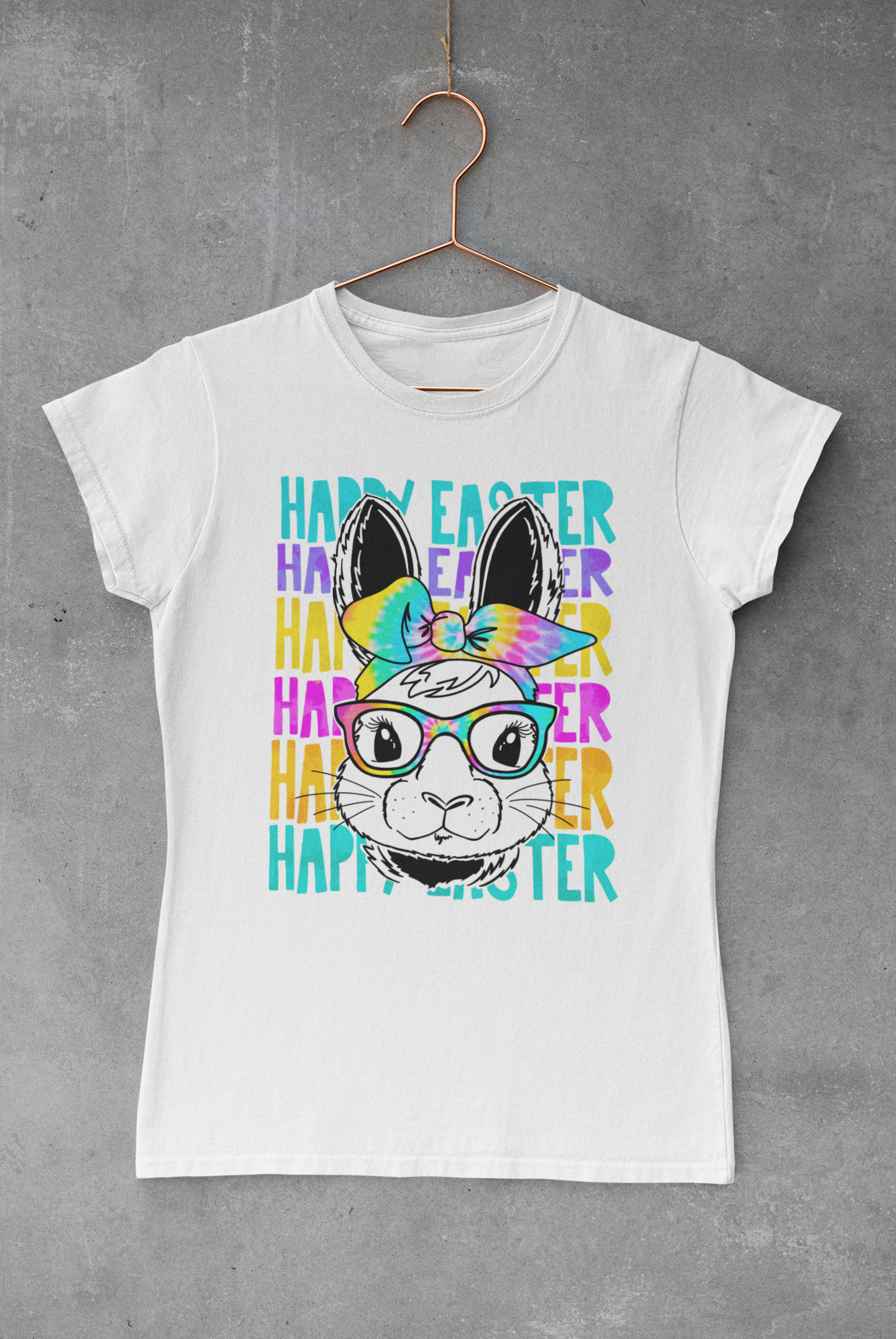 Happy Easter Bunny Bandana Transfer