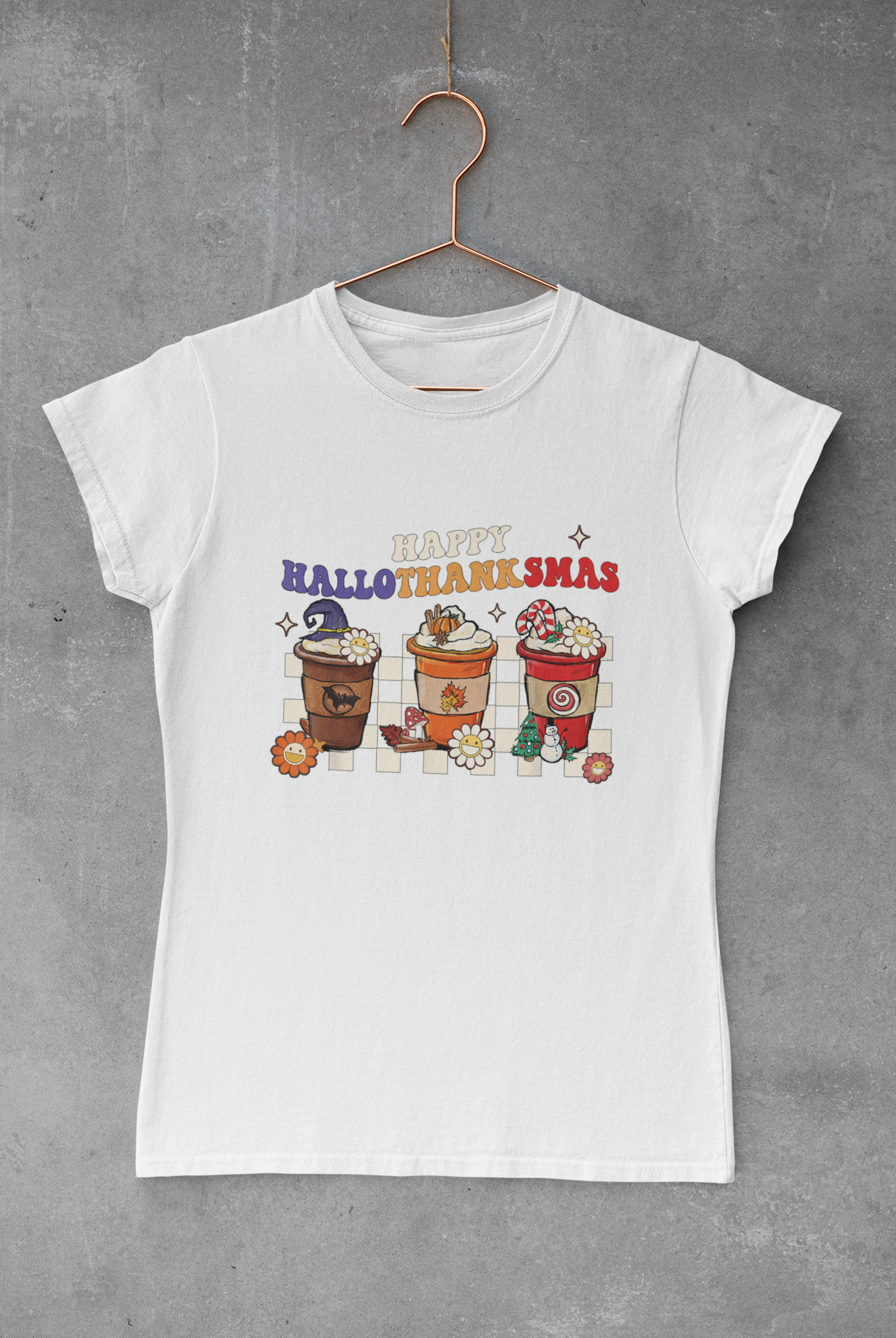 Happy Hallothanksmas Coffee V.3 Transfer