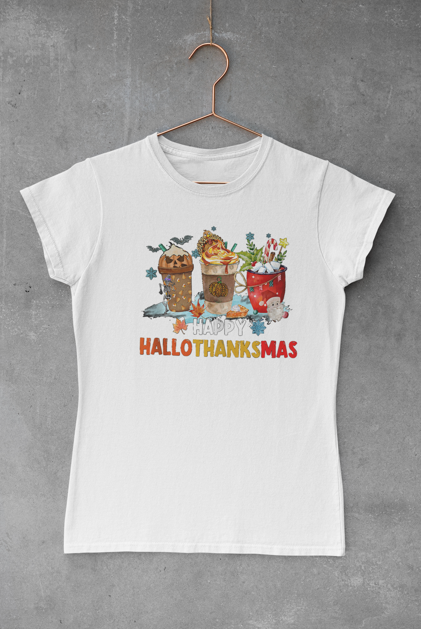 Happy Hallothanksmas Coffee V.4 Transfer