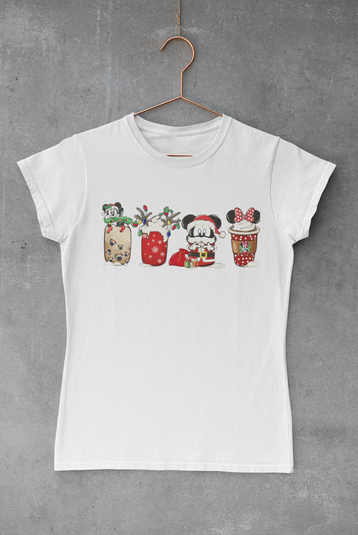 Christmas Coffee Mickey V.2 Transfer