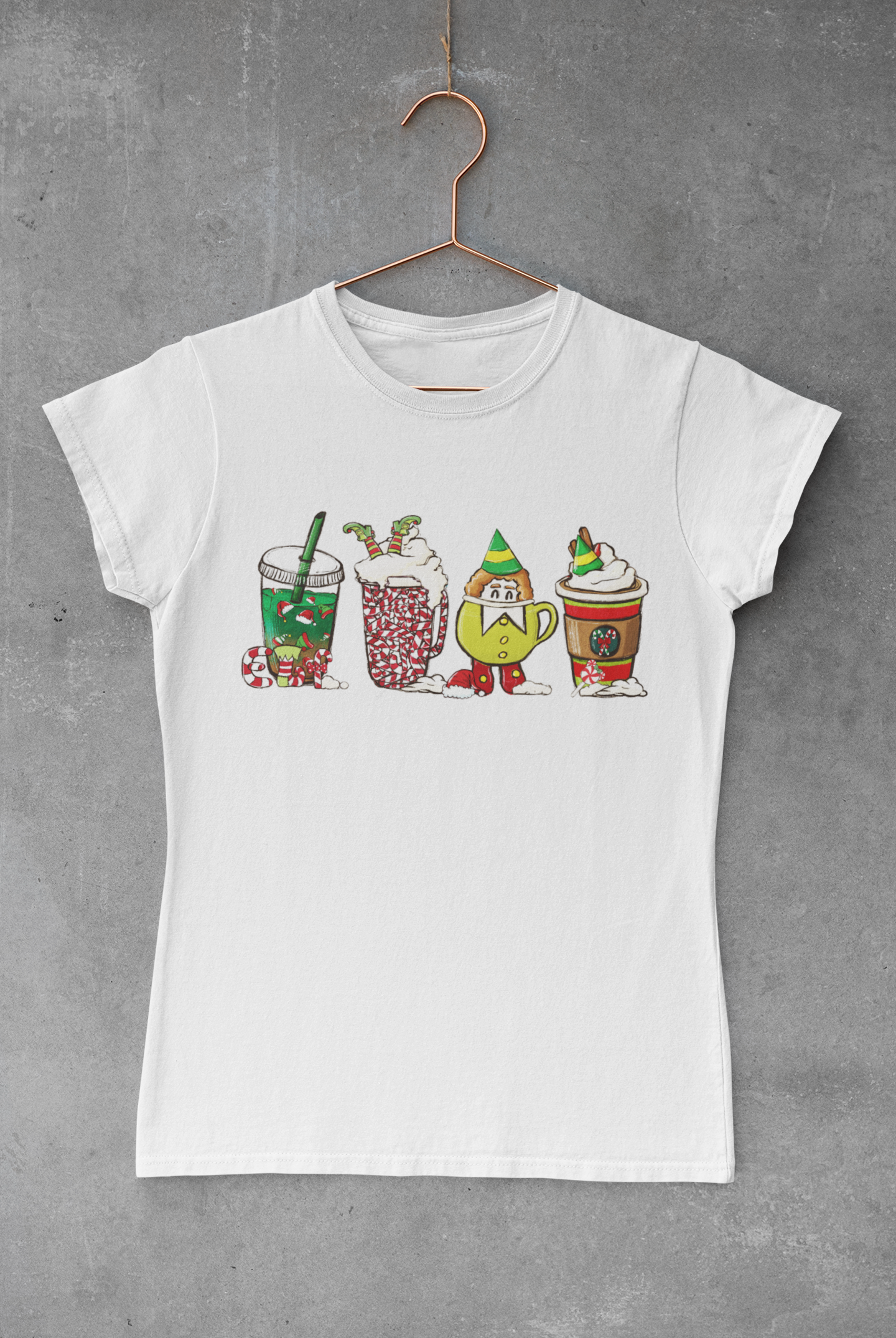 Christmas Coffee Santa's Helpers Transfer