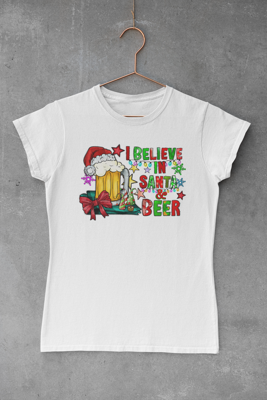 I Believe in Santa and Beer Transfer