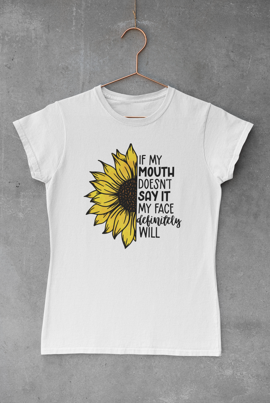 Sunflower If My Mouth Doesn't Say It Transfer