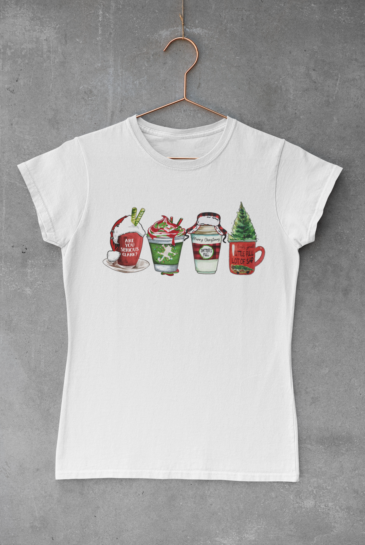 Family Christmas Vacation Coffee Cups Transfer