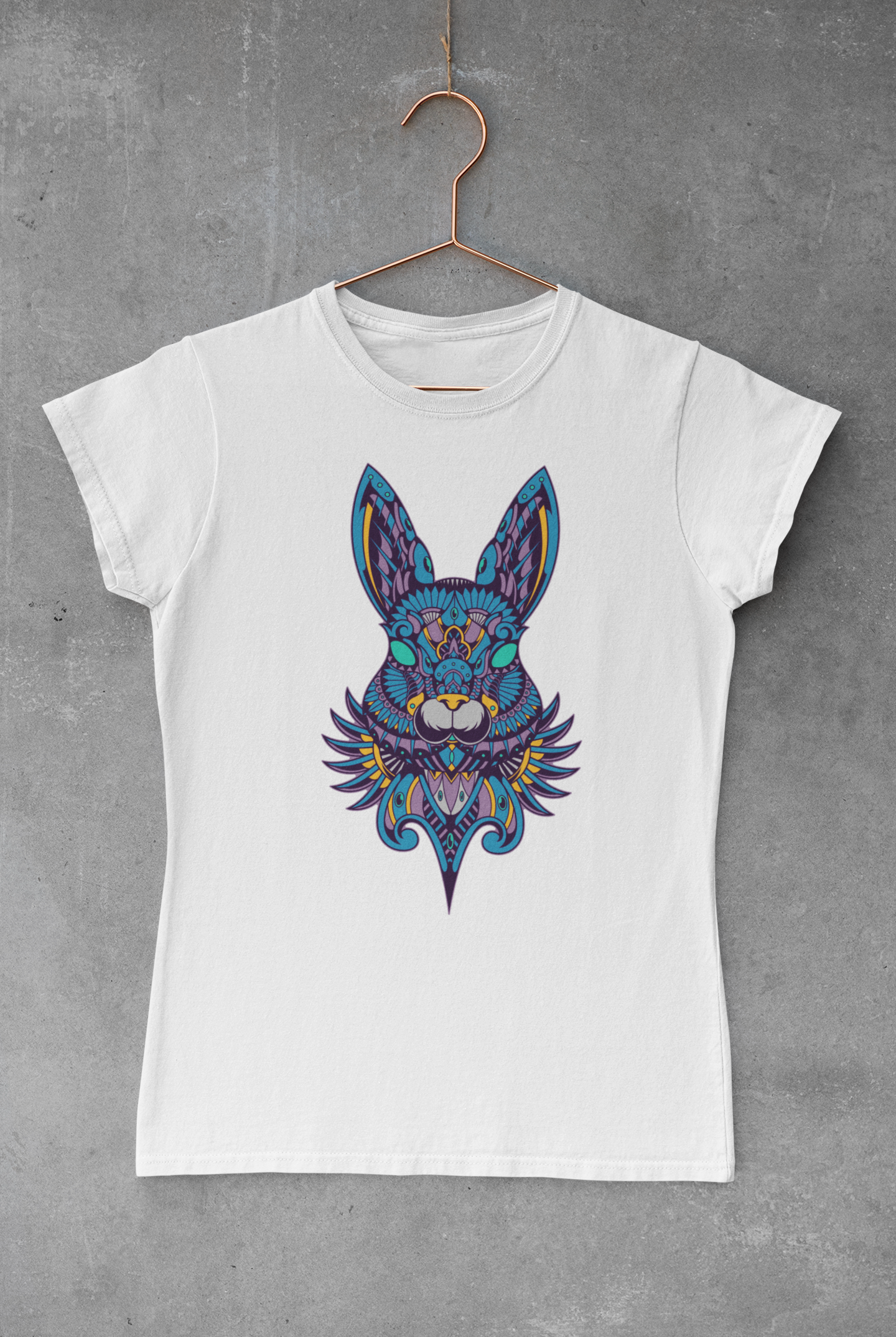 Rabbit Mandala Transfer