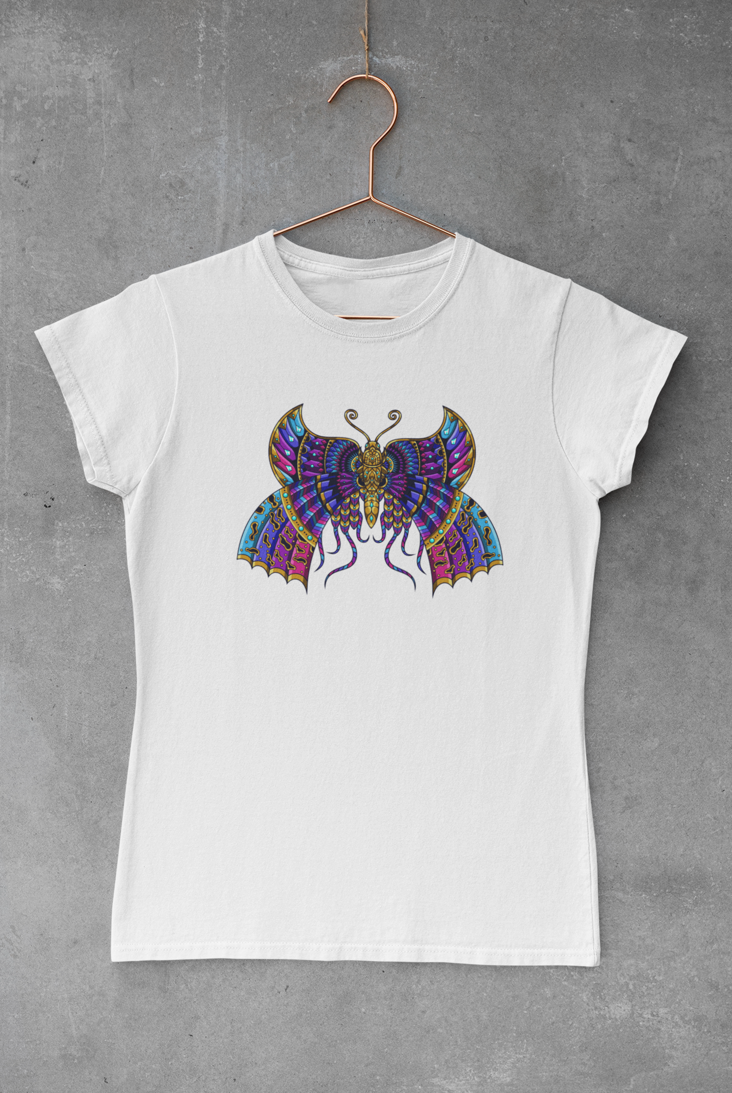 Butterfly Mandala Transfer